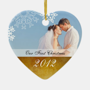 Vintage Couple's First Christmas Ornament