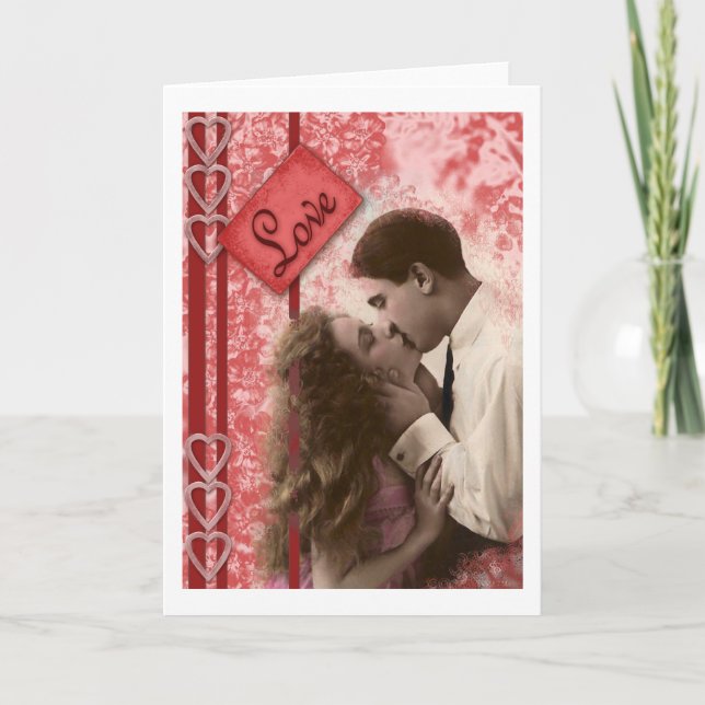 Vintage Couples Love Card #10 (Front)