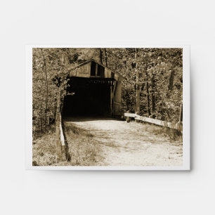 Vintage Covered Bridge Envelopes
