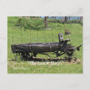Vintage Covered Wagon- customize Postcard