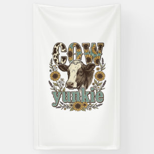 Vintage Cow Yunkie Sunflower Farmhouse Design_1 Banner