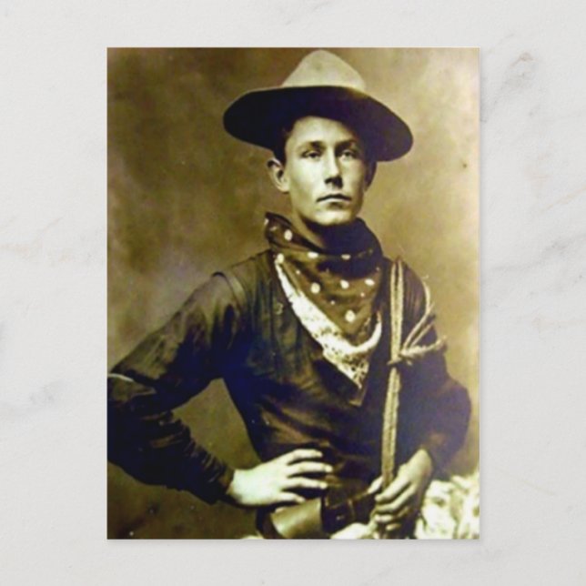 Vintage Cowboy 17 Postcard (Front)