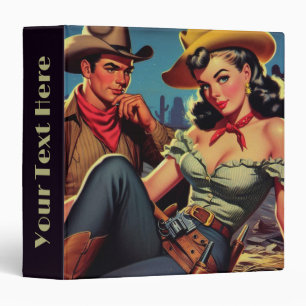 Vintage Cowboy and Cowgirl Binder