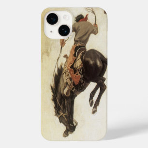 Vintage Cowboy, Bronco Buster Study by NC Wyeth Case-Mate iPhone 14 Case