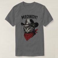 Vintage Cowboy Cat Artwork – Meowdy Wild West