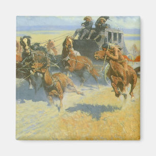 Vintage Cowboy, Downing the Nigh Leader, Remington Magnet
