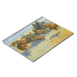 Vintage Cowboy, Downing the Nigh Leader, Remington Notebook