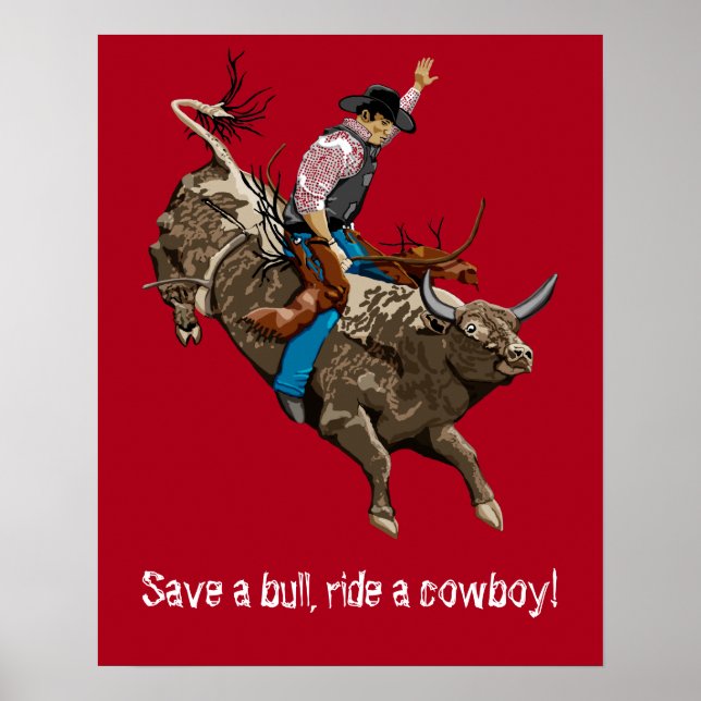 Vintage cowboy poster (Front)