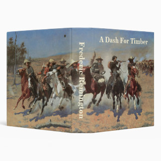 Vintage Cowboys, A Dash For Timber by Remington Binder