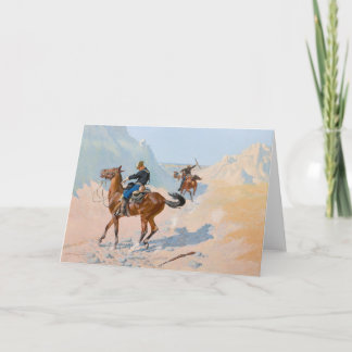 Vintage Cowboys in the Wild West Card