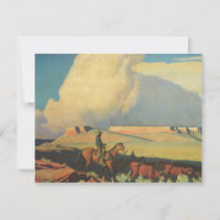 Vintage Cowboys, Open Range by Maynard Dixon