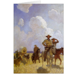 Vintage Cowboys, The Parkman Outfit par NC Wyeth