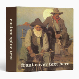 Vintage Cowboys, The Pay Stage by NC Wyeth Binder