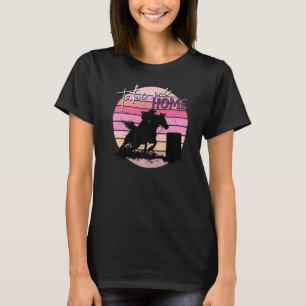 Vintage Cowgirl Barrel Racing Western Country Turn T-Shirt