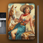Vintage Cowgirl Magnet<br><div class="desc">Vintage Cowgirl</div>