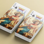 Vintage Cowgirl Playing Cards<br><div class="desc">Vintage Cowgirl</div>
