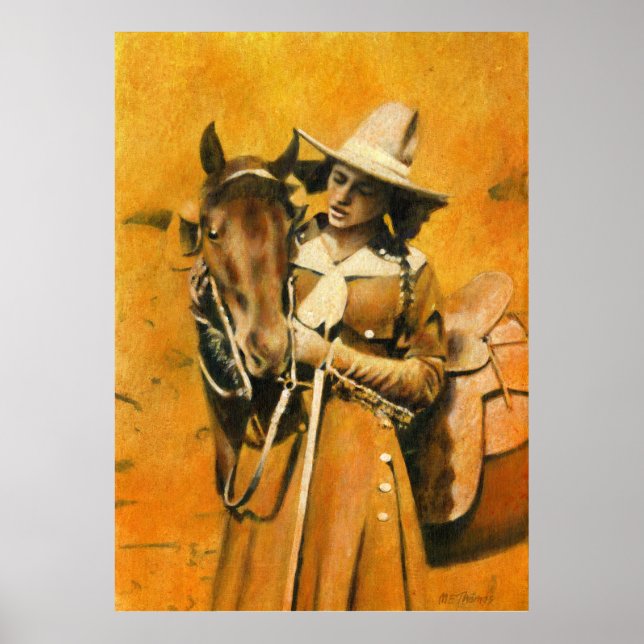 Vintage Cowgirl Print (Front)