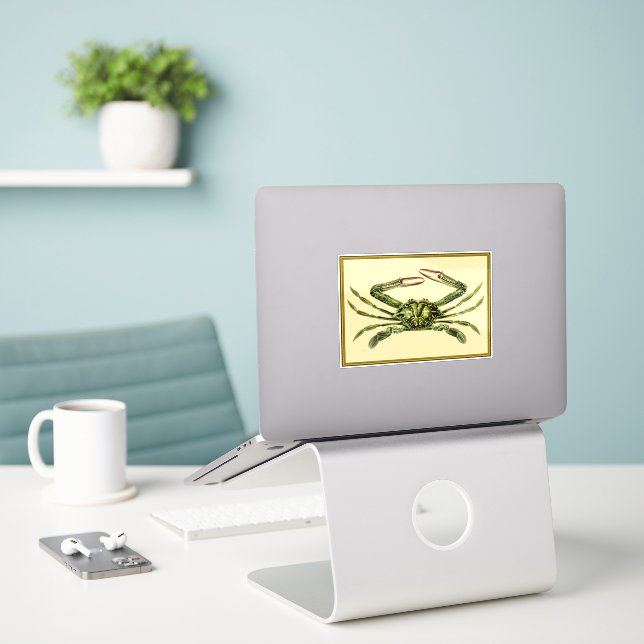 Vintage Crab (Laptop On Desk)