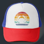 Vintage Crab Lover Funny Crab Retro Trucker Hat<br><div class="desc">Perfect gift idea for Men,  Women,  Kids - Retro Vintage t-shirt Crab the 60s 70s 80s 90s are for you. Gift present for dad,  father,  mom,  mother,  youth,  adult,  baby,  toddler,  child,  little girl,  boy,  family. Perfect for gift family who love animals.</div>