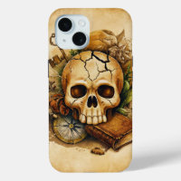 Vintage Cracked Skull