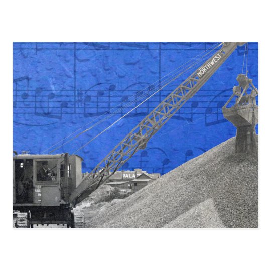 Vintage Crane Operator Northwest Crane Postcard