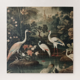 vintage cranes and palaces in the tropics jigsaw puzzle