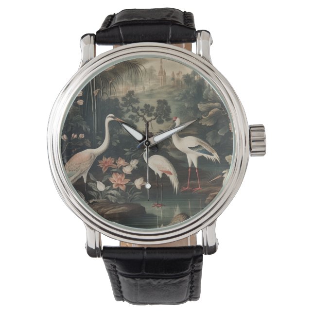 vintage cranes and palaces in the tropics watch (Front)