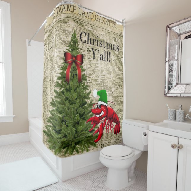 Vintage Crawfish It’s Christmas Y’all (In Situ)