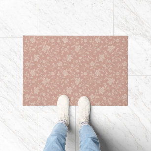 Vintage Cream Florals – Elegant Romantic Doormat