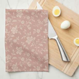 Vintage Cream Florals – Elegant Romantic  Kitchen Towel