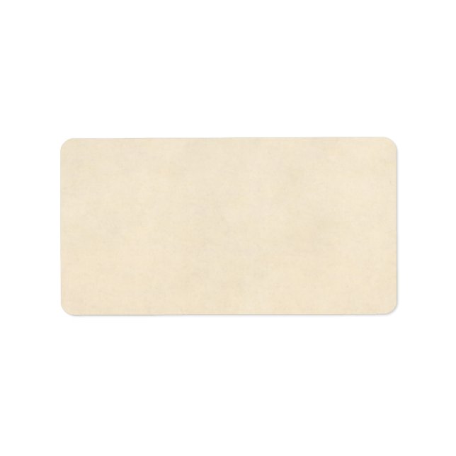 Vintage Cream Parchment Antique Paper Label (Front)