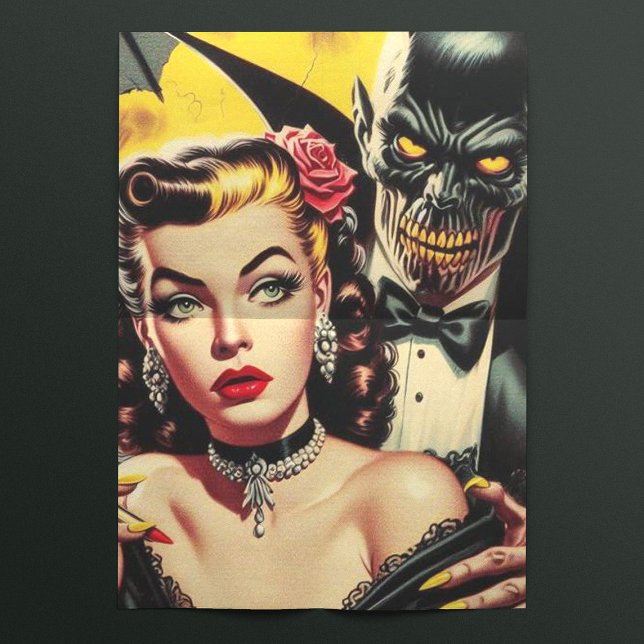 Vintage Creepy Girl Tissue Paper (Creator Uploaded)