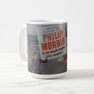 Vintage Crew Member Pilot Cigarette Advertisement Coffee Mug