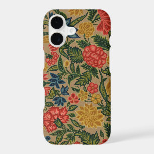 Vintage Crewel Floral Embroidery Pattern