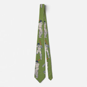 Vintage Cricket pattern Tie