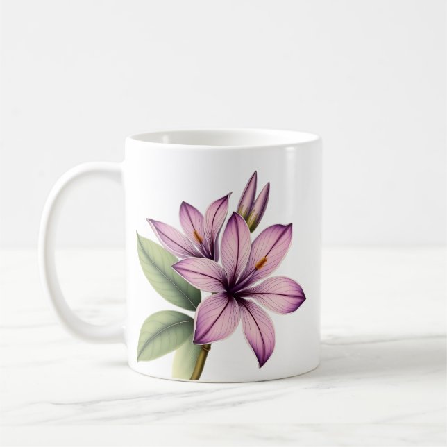 Vintage crocus coffee mug (Left)