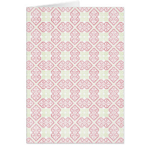Vintage Cross stitch embroidery hearts pattern
