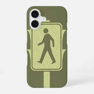 Vintage Crosswalk Signal iPhone 16 Case