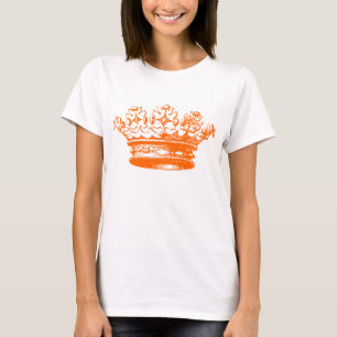 Vintage Crown - Orange T-Shirt