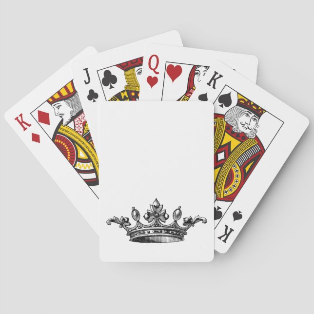 Vintage Crown Playing Cards (Back)