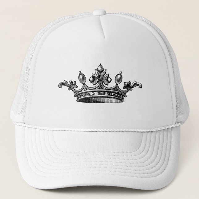 Vintage Crown Trucker Hat (Front)