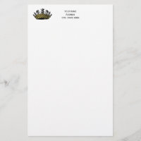 Vintage Crown With Chess Pieces Colour