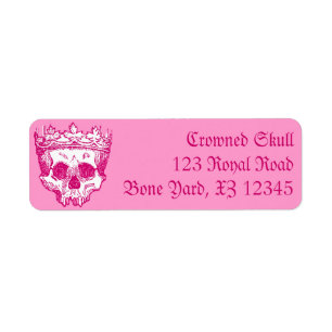 Vintage Crowned Skull
