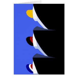 Vintage Cruise Ships Art Deco Poster