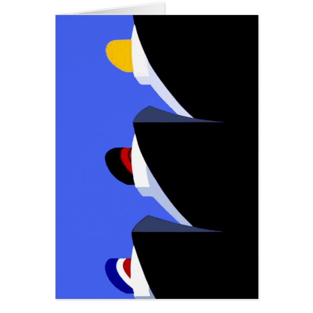 Vintage Cruise Ships Art Deco Poster (Front)