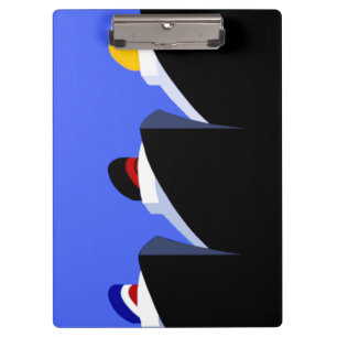 Vintage Cruise Ships Art Deco Poster Clipboard