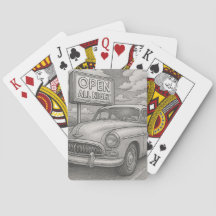 Vintage Cruiser Playing Cards