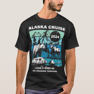 Vintage Cruising Together Alaska Cruise Family Vac T-Shirt