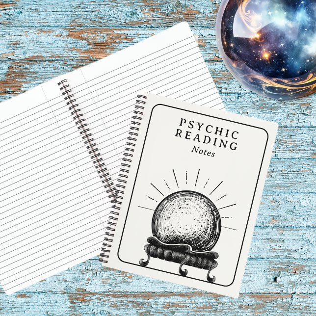 Vintage Crystal Ball Psychic Medium Tarot Reader Notebook (Creator Uploaded)