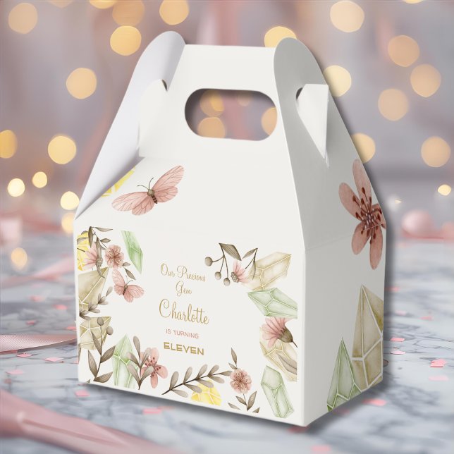 Vintage Crystals boho birthday Favor Box (Creator Uploaded)